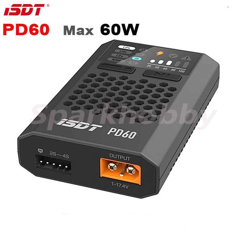 Drone Racing Charger - ISDT PD60 60W 6A 빠른 스마트