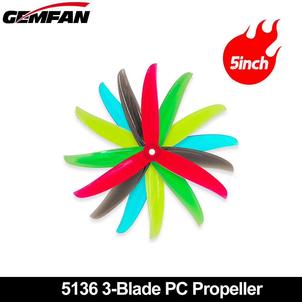 Gemfan VANOVER 5136 5 인치 FPV 프 - Drone Racing Propeller 리뷰 및 가격